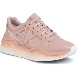 Sneakersy ARMANI EXCHANGE - XDX036 XV304 00318 Desert Rose. Różowe półbuty damskie Armani Exchange, ze skóry ekologicznej. Za 859,00 zł.