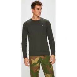 G-Star Raw - Bluza. Zielone bluzy męskie G-Star RAW, xl, z nadrukiem, z elastanu, retro, z okrągłym kołnierzem, bez rękawów, bez kaptura. W wyprzedaży za 269,90 zł.