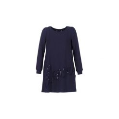 Sukienki krótkie Love Moschino W597402E1774. Niebieskie sukienki mini marki Love Moschino, z krótkim rękawem. Za 797,30 zł.