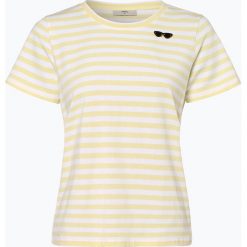 Minimum - T-shirt damski, żółty. Żółte t-shirty damskie Minimum, m, w paski, bez kołnierzyka. Za 129,95 zł.