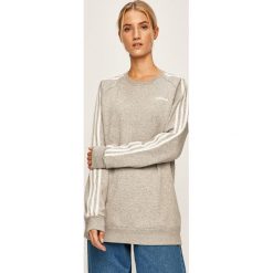Adidas - Bluza. Szare bluzy damskie Adidas, s, bez wzorów, z bawełny, bez rękawów, bez kaptura. W wyprzedaży za 159,90 zł.