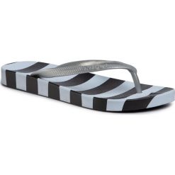 Japonki COQUI - Kaja 1327-215-2299 Bkack/White. Szare klapki damskie Coqui, bez wzorów, z tworzywa sztucznego, bez obcasa. Za 49,00 zł.