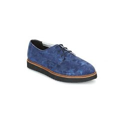 Derby Ippon Vintage JAMES SKY. Niebieskie półbuty damskie marki Ippon Vintage, bez wzorów, vintage, bez obcasa, bez zapięcia. Za 511,20 zł.