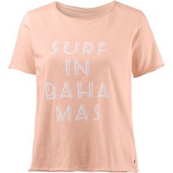 Koszulka "Pop Surf" w kolorze jasnoróżowym. Różowe koszulki damskie Street Wear, na co dzień, s, z nadrukiem, z bawełny, z okrągłym kołnierzem, bez rękawów. W wyprzedaży za 55,95 zł.