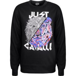 Just Cavalli Bluza "Regular Fit". Bluzy męskie Roberto Cavalli, z nadrukiem, z tkaniny, z okrągłym kołnierzem, bez rękawów, bez kaptura. Za 349,00 zł.