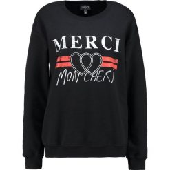 Bluzy rozpinane damskie: Topshop Petite MERCI Bluza black