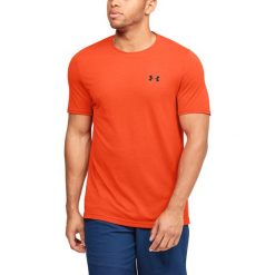 Under Armour Seamless Koszulka Pomarańczowy. Pomarańczowe podkoszulki męskie Under Armour, xl, bez wzorów, z poliesteru, z krótkim rękawem. Za 206,95 zł.