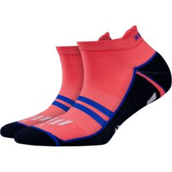 Skarpety BURLINGTON TRAINING GIRL. Różowe skarpetki damskie Burlington, z nadrukiem, z tkaniny. Za 70,00 zł.