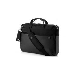 HP Pavilion Accent czarno-srebrna. Szare torby na laptopa HP, bez wzorów. Za 119,00 zł.