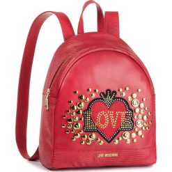 Plecak LOVE MOSCHINO - JC4105PP18LT0500 Rosso. Czerwone plecaki damskie Love Moschino, bez wzorów, ze skóry ekologicznej, eleganckie, bez dodatków. Za 1039,00 zł.