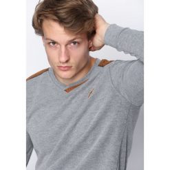 Swetry klasyczne męskie: Jasnoszary Sweter Empathy