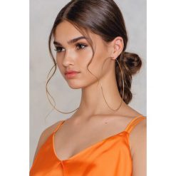 Kolczyki damskie: NA-KD Accessories Kolczyki koła XL – Gold