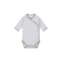Sense Organics Baby Body dziecięce YGON pinny stripes grey marl. Szare body niemowlęce marki Sense Organics, z bawełny. Za 55,00 zł.