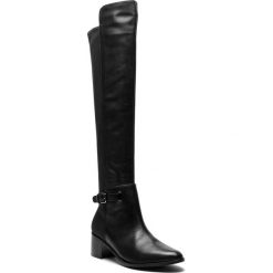 Muszkieterki CLARKS - Poise Orla 261360104 Black Leather. Czarne buty zimowe damskie Clarks, z materiału. Za 839,00 zł.