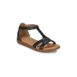 Sandały Clarks UN REISEL MARA. Czarne sandały damskie marki Clarks, bez wzorów, bez obcasa, bez zapięcia. Za 319,20 zł.