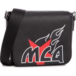 Torebka MCQ ALEXANDER MCQUEEN - Motel Cross Body 543126 R7B08 1000 Black. Czarne listonoszki damskie McQ Alexander McQueen, bez wzorów, ze skóry, bez dodatków. W wyprzedaży za 639,00 zł.