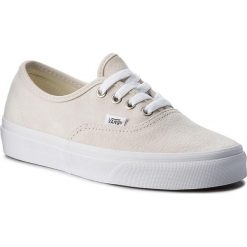 Tenisówki VANS - Authentic VN0A38EMU5L (Pig Suede) Moonbeam/True. Brązowe półbuty damskie marki Vans, na co dzień, bez wzorów, ze skóry, bez obcasa, bez zapięcia. W wyprzedaży za 229,00 zł.