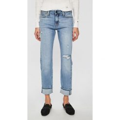 Lee - Jeansy Elly. Niebieskie jeansy damskie marki Lee, l, bez wzorów, z elastanu. Za 499,90 zł.