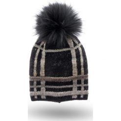 CZAPKA ODESSA Weekend Max Mara. Czarne czapki damskie Weekend Max Mara, bez wzorów, z elastanu. Za 399,00 zł.