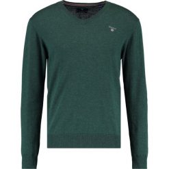 Swetry klasyczne męskie: GANT Sweter tartan green