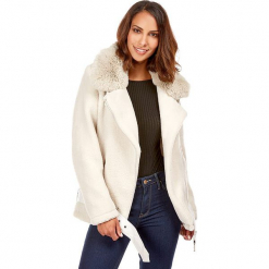 Kurtka zimowa w kolorze kremowym. Białe kurtki damskie zimowe marki Snowie Collection, s. W wyprzedaży za 227,95 zł.