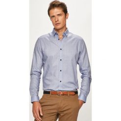 Jack & Jones - Koszula. Niebieskie koszule męskie Jack & Jones, s, bez wzorów, z bawełny, eleganckie, button down, z długim rękawem. W wyprzedaży za 119,90 zł.