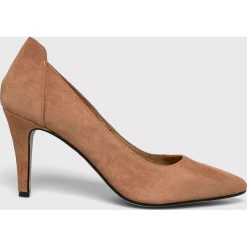 Tamaris - Szpilki. Szpilki Tamaris, bez wzorów, ze skóry, bez obcasa, na obcasie, bez zapięcia. Za 229,90 zł.