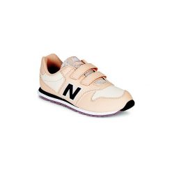 Buty Dziecko New Balance 500. Różowe trampki dziewczęce New Balance, bez wzorów, bez zapięcia. Za 211,70 zł.