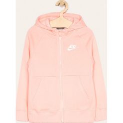 Nike Kids - Bluza dziecięca 122-166 cm. Czarne bluzy dziewczęce Nike Kids, bez wzorów, z elastanu, bez rękawów, z kapturem. W wyprzedaży za 139,90 zł.