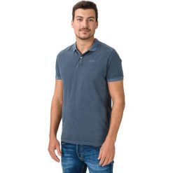 Pepe Jeans Vincent Polo Koszulka Niebieski. Niebieskie podkoszulki męskie Pepe Jeans, xl, bez wzorów, z bawełny, vintage, bez rękawów. Za 175,95 zł.