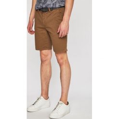 Review - Szorty Bermudy. Zielone spodenki i szorty męskie Review, s, w paski, z elastanu, casualowe. W wyprzedaży za 79,90 zł.
