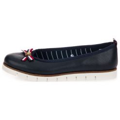 Tom Tailor Baleriny Damskie 40 Ciemny Niebieski. Niebieskie baleriny damskie Tom Tailor, bez wzorów, bez obcasa. Za 216,00 zł.