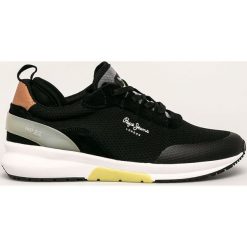 Pepe Jeans - Buty No.22 W. Czarne buty sportowe damskie Pepe Jeans, bez wzorów, z jeansu, sportowe. Za 369,90 zł.