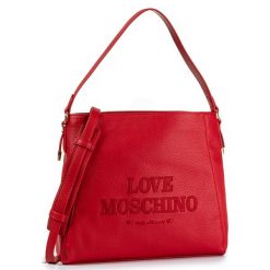 Torebka LOVE MOSCHINO - JC4287PP08KN0500 Rosso. Czerwone torebki klasyczne damskie Love Moschino, bez wzorów, ze skóry ekologicznej, klasyczne, bez dodatków. W wyprzedaży za 509,00 zł.