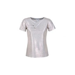 T-shirty z krótkim rękawem Morgan DIWIWI. Szare t-shirty damskie marki Morgan, l, z poliesteru, casualowe. Za 119,20 zł.