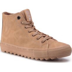 Sneakersy BIG STAR - GG274072 Camel. Pomarańczowe półbuty damskie BIG STAR, na co dzień, bez wzorów, ze skóry ekologicznej, retro, bez obcasa, na płaskiej podeszwie, bez zapięcia. Za 139,00 zł.