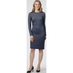 BOSS Casual - Sukienka damska – Damalin, niebieski. Niebieskie sukienki damskie BOSS Casual, na co dzień, m, bez wzorów, z dżerseju, casualowe, bez kołnierzyka, bez rękawów, proste. Za 749,95 zł.