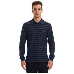 Galvanni Koszulka Polo Męska Labor Xl Ciemny Niebieski. Niebieskie koszulki męskie marki GALVANNI, xl, w paski, polo, bez rękawów. W wyprzedaży za 189,00 zł.