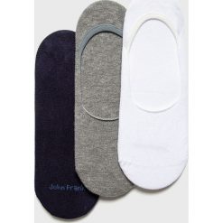 John Frank - Skarpetki (3-pack). Białe skarpetki damskie John Frank, bez wzorów, z elastanu. Za 39,90 zł.