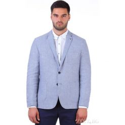 Męska lniana marynarka LEVENT GREY. Szare marynarki męskie Męska lniana marynarka LEVENT GREY, m, bez wzorów, ze lnu. W wyprzedaży za 269,00 zł.
