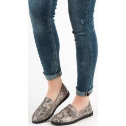 CASUALOWE MOKASYNY. Szare mokasyny damskie JESSY ROSS. Za 52,90 zł.