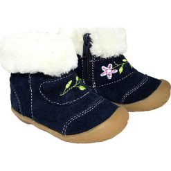 Buty dziecięce: Skórzane buty w kolorze granatowym do nauki chodzenia
