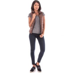 Kamizelka w kolorze brązowym. Pomarańczowe kamizelki damskie Snowie Collection, s, bez wzorów, bez kaptura. W wyprzedaży za 145,95 zł.