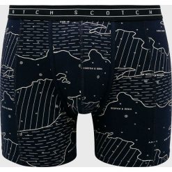 Scotch & Soda - Bokserki (3 pack). Niebieskie bokserki męskie Scotch & Soda, bez wzorów, z elastanu. W wyprzedaży za 119,90 zł.
