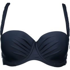 Biustonosz bikini "Sesto" w kolorze granatowym. Niebieskie stroje kąpielowe dwuczęściowe damskie marki Brunotti. W wyprzedaży za 56,95 zł.