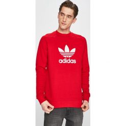 Adidas Originals - Bluza. Czerwone bluzy męskie marki adidas Originals, s, z nadrukiem, z elastanu, bez kaptura. Za 249,90 zł.