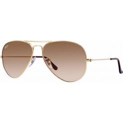 Okulary przeciwsłoneczne "RB3025" w kolorze złotym. Żółte okulary przeciwsłoneczne męskie marki Balenciaga, Prada, Tom Ford. W wyprzedaży za 439,95 zł.