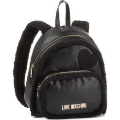 Plecak LOVE MOSCHINO - JC4299PP08KF100A Nero. Czarne plecaki damskie Love Moschino, bez wzorów, ze skóry ekologicznej. Za 999,00 zł.