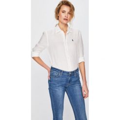 Polo Ralph Lauren - Koszula. Białe koszule body damskie marki Polo Ralph Lauren, s, ze lnu, polo. Za 579,90 zł.