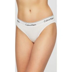Calvin Klein Underwear - Figi. Białe majtki damskie Calvin Klein Underwear, s, z elastanu. W wyprzedaży za 79,90 zł.